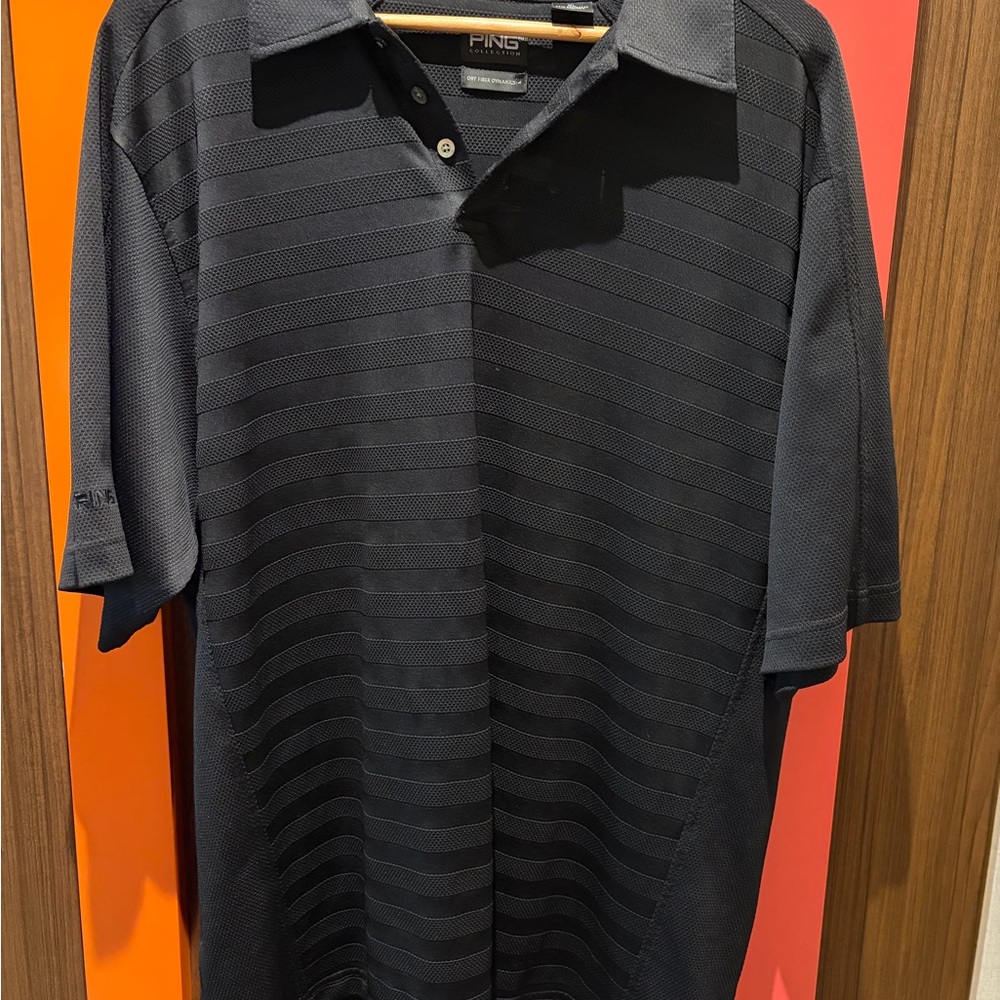 Ping Men’s Charcoal Polo Shirt
